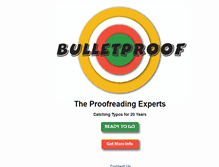 Tablet Screenshot of bulletproofonline.com